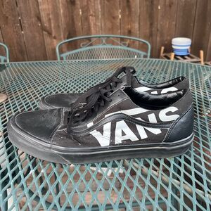 Vans Old Skool Pro Sk8 Low Men’s Size 13 Shoes Black True White Leather Canvas